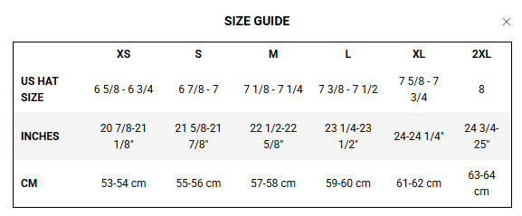 Size guide